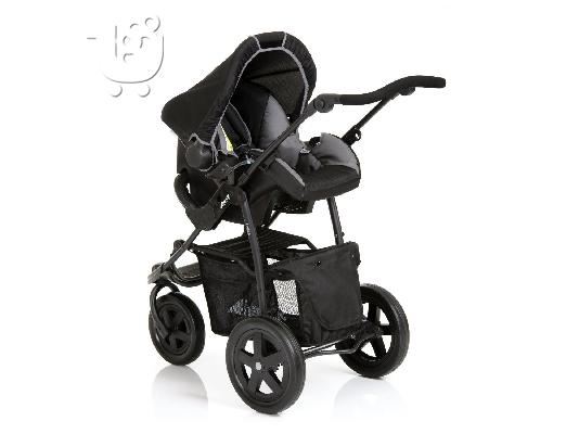 PoulaTo: Hauck Kinderwagen Viper Τρίο Σκηνικά 2015 Χαβιάρι / Γκρι